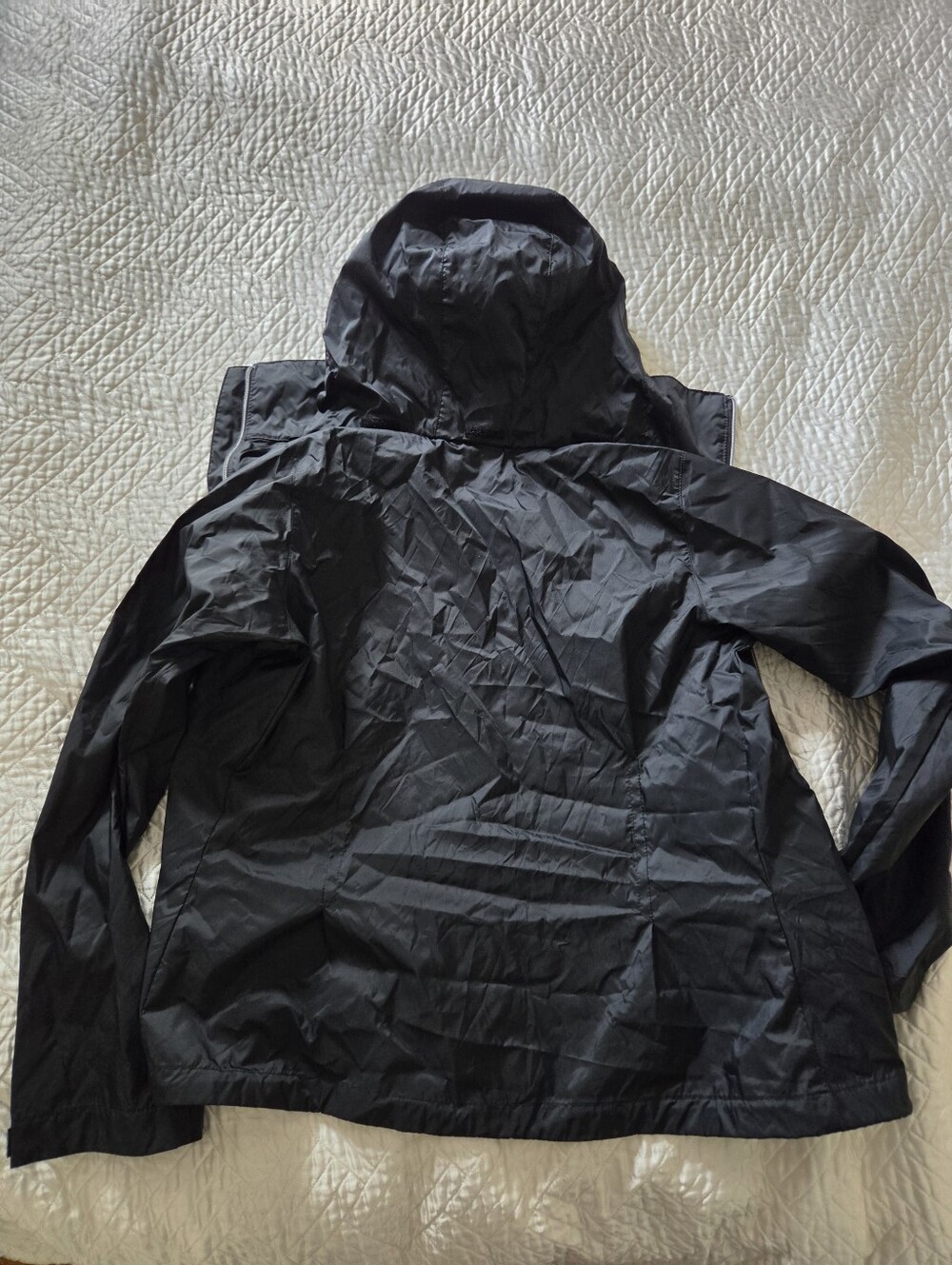 Columbia Switchback III Black Hooded Rain Jacket Women’s Small Gorpcore - Picture 4 of 7